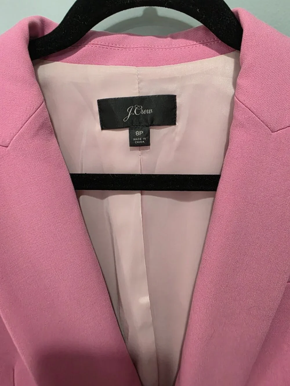 J.Crew Pink‎ Tailored Blazer – Size 8